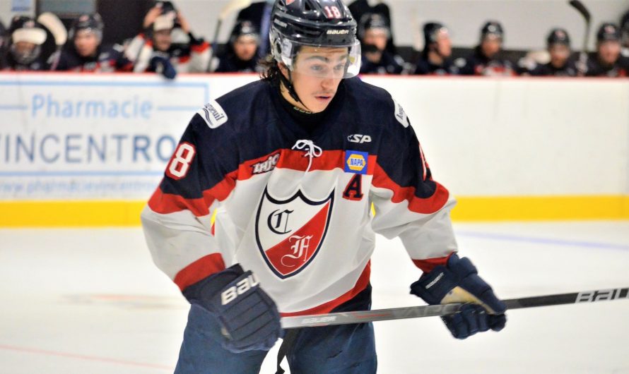 Chris Roy; attaquant dans la Ligue de Hockey Junior AAA du Québec et étudiant en sciences à McGill