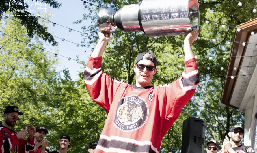 Le capitaine des Éperviers Adam Leblanc-Bourque a annoncé sa retraite