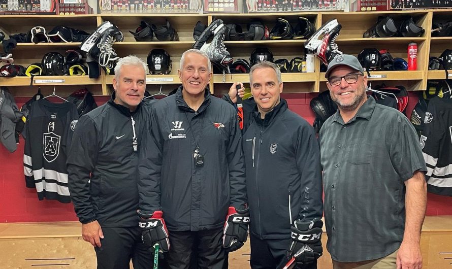 Bob Hartley et Dominique Ducharme en visite à l’Académie Ulysse