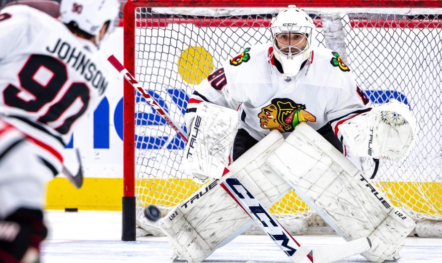 Les Blackhawks ont fait appel à un gardien d&rsquo;urgence ce soir