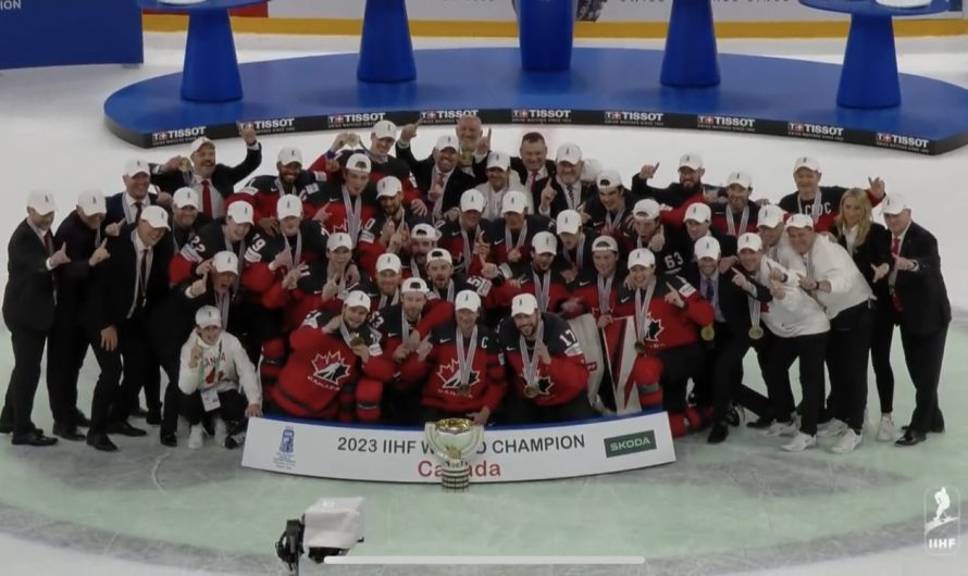 Le Canada gagne l&rsquo;or au Championnat mondial de hockey