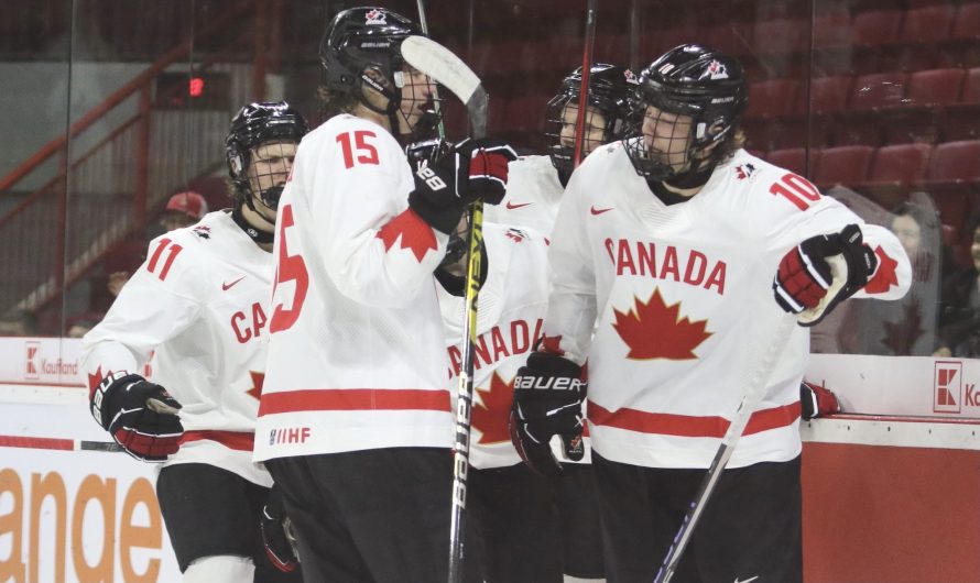 Hlinka-Gretzky Cup : le Canada atteint les demi-finales