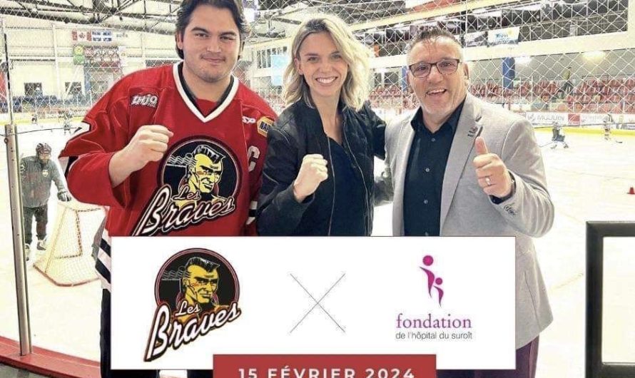Un match pour soutenir la Fondation de l&rsquo;Hôpital du Suroît chez les Braves de Valleyfield