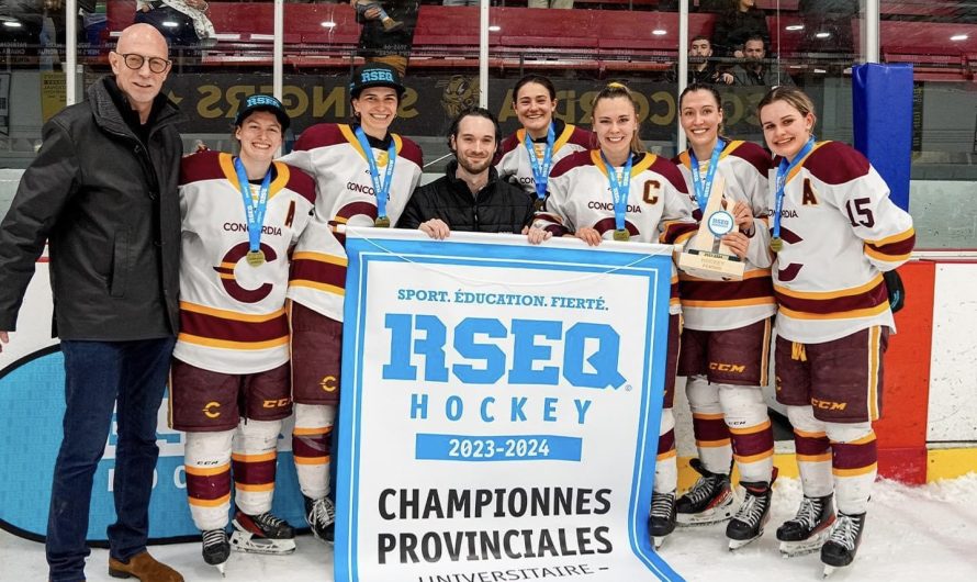 Les Stingers de Concordia : une troisième victoire historique dans le hockey universitaire féminin