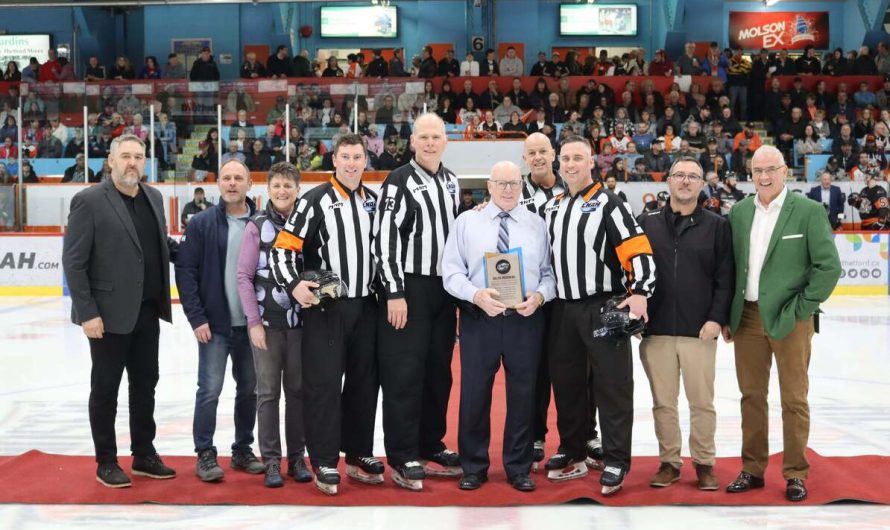 La LNAH a honoré Gilles Rousseau à titre de bâtisseur