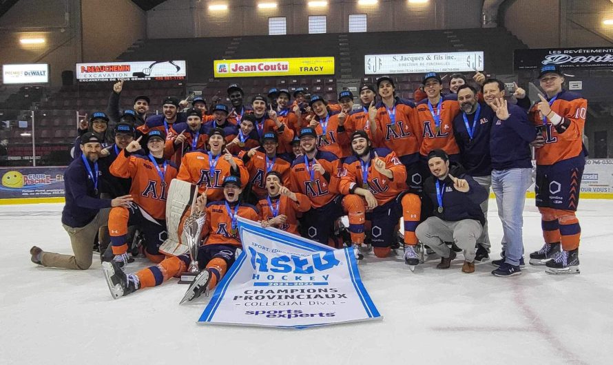 Le Boomerang remporte le championnat du hockey collégial masculin Division 1