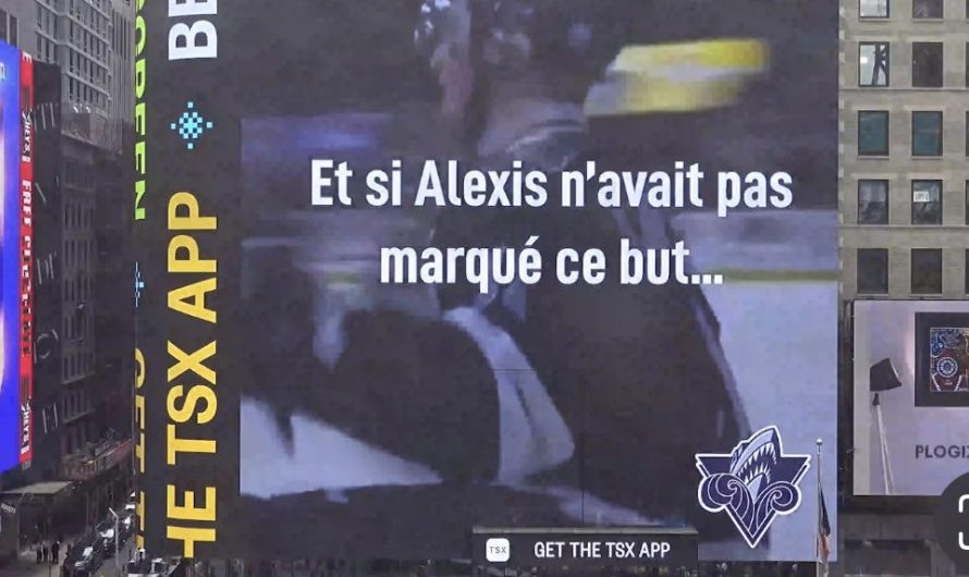 L&rsquo;Océanic de Rimouski félicite Alexis Lafrenière sur Times Square