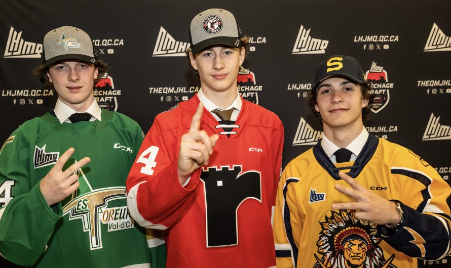 Maddox Dagenais est repêché premier par les Remparts