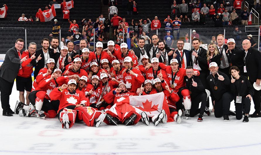 Le Canada remporte la Coupe Hlinka-Gretzky pour la troisième année d&rsquo;affilée