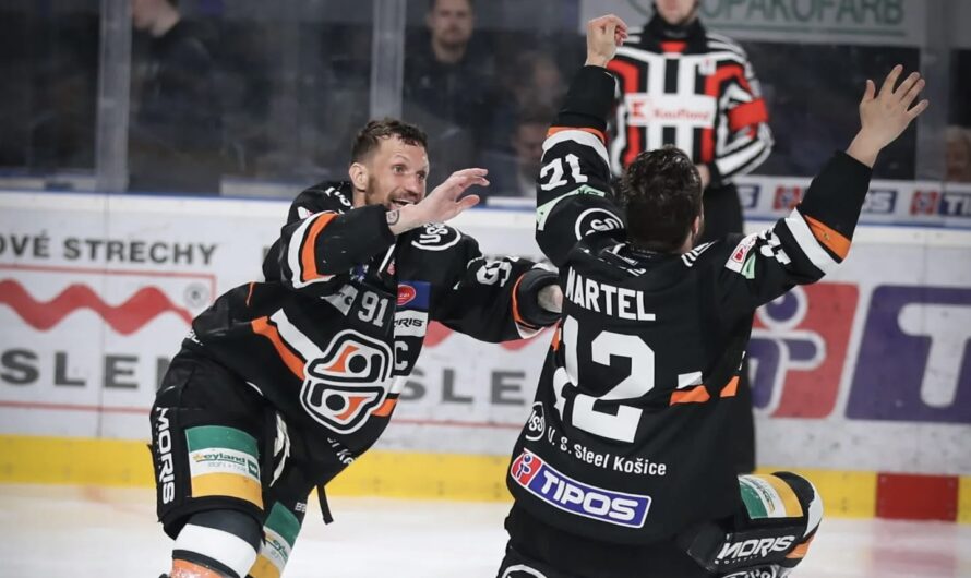 Danick Martel couronne la saison du HC Košice avec un but en prolongation