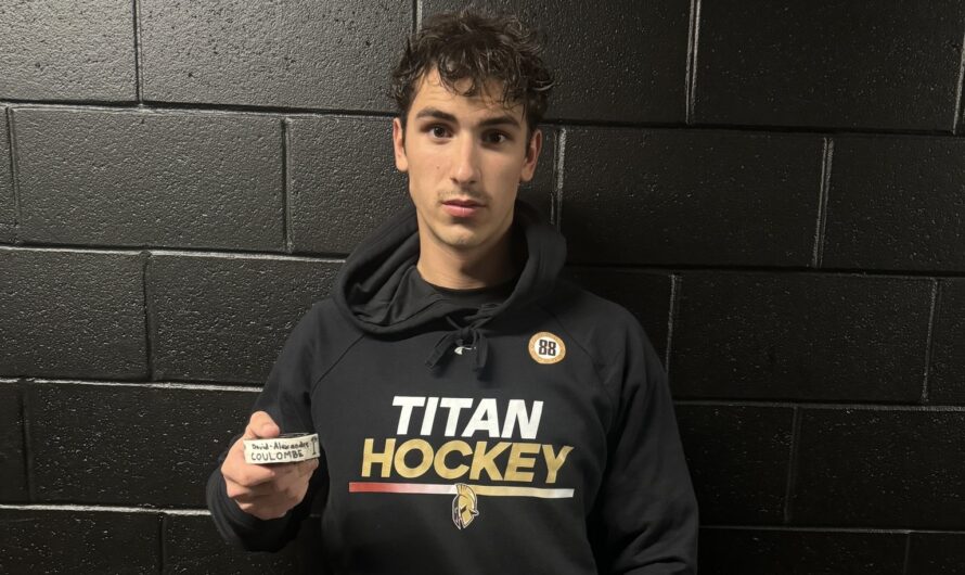 Le Titan de Princeville met sous contrat l’attaquant David-Alexandre Coulombe