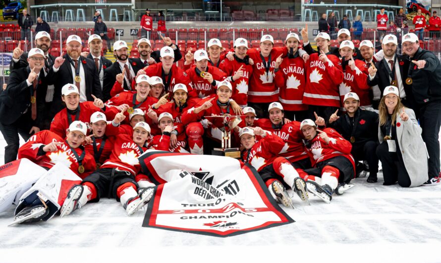 Les Rouges du Canada remportent l’or au Défi mondial des M17