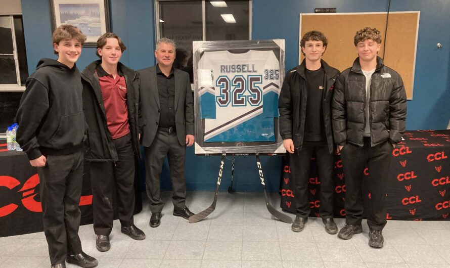 Martin Russell honoré par les Riverains du Collège Charles-Lemoyne