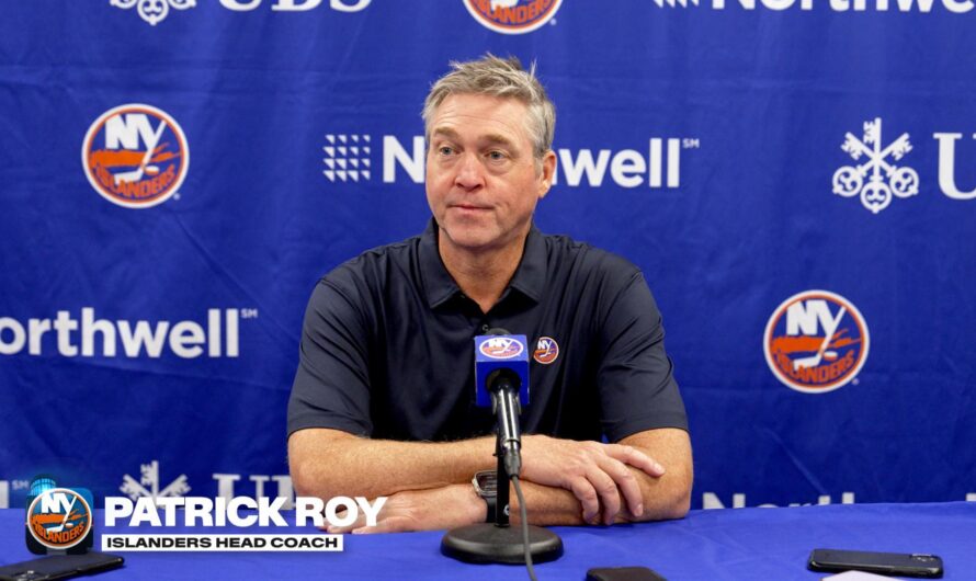 Patrick Roy est congédié par les Islanders de New York